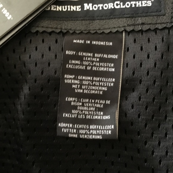 NWT Harley Davidson Telescopic Leather mens jacket - Picture 8 of 8